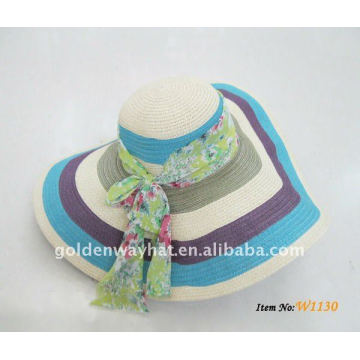 Пользовательские цвет соломенные шляпы соломы